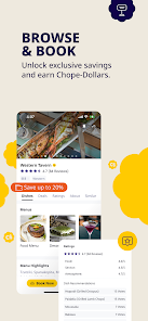 Chope app screenshot 1