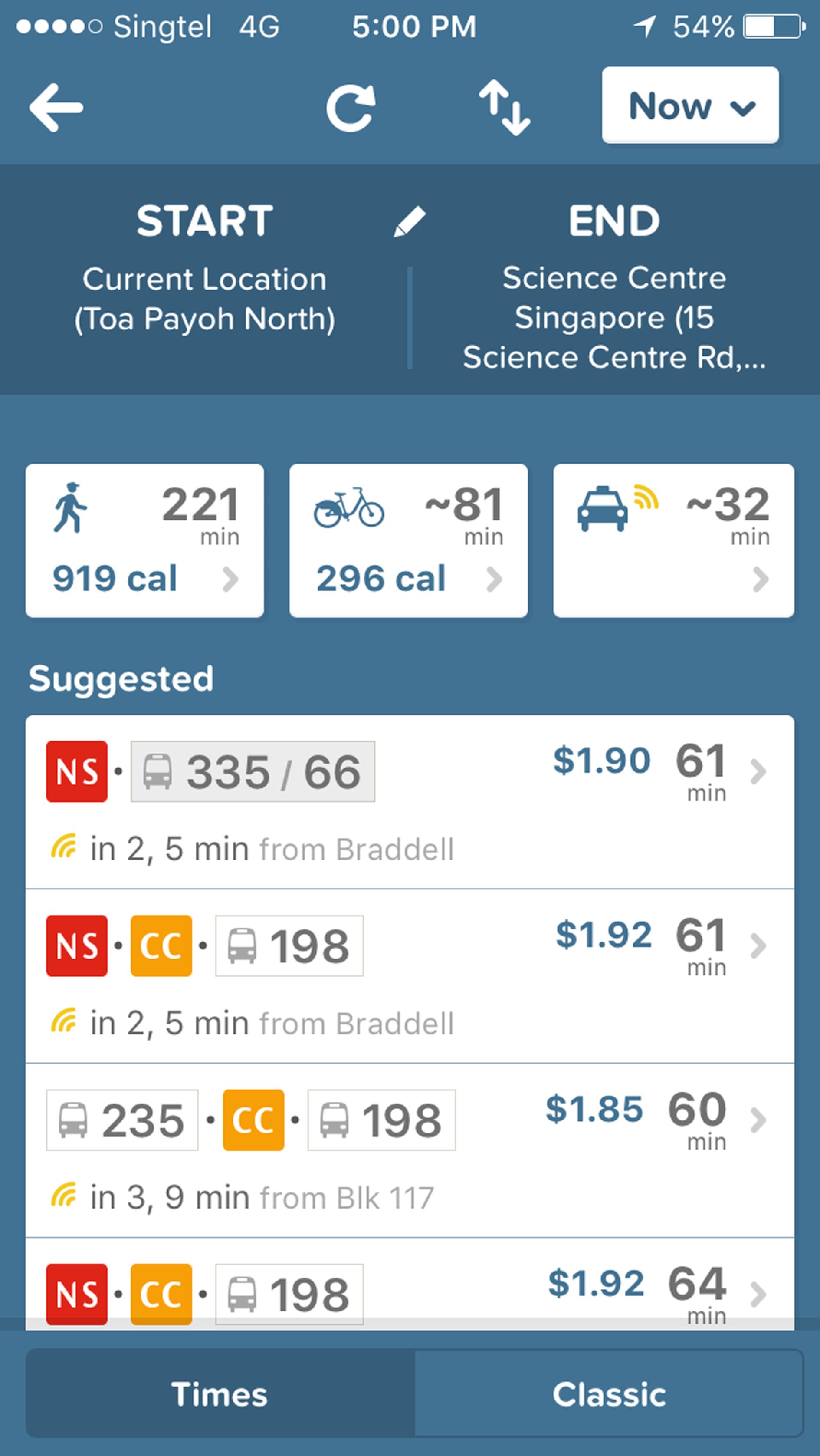 Citymapper app screenshot 1