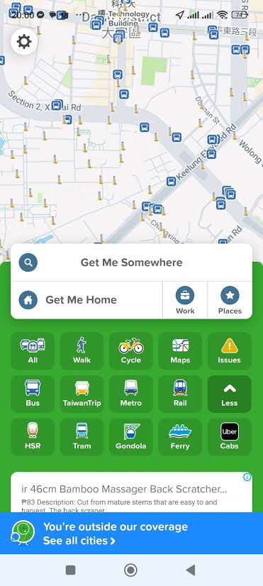 Citymapper app screenshot 2