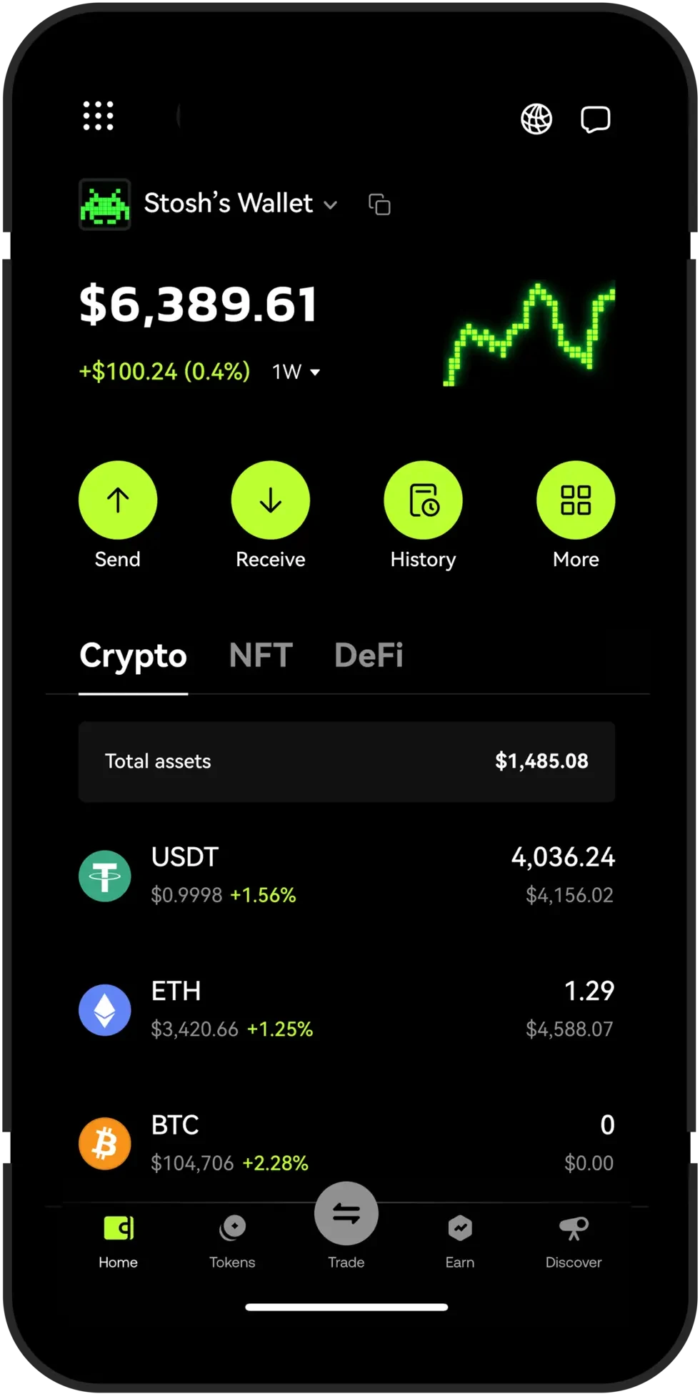 OKX app screenshot 2