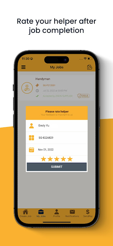Sendhelper app screenshot 3